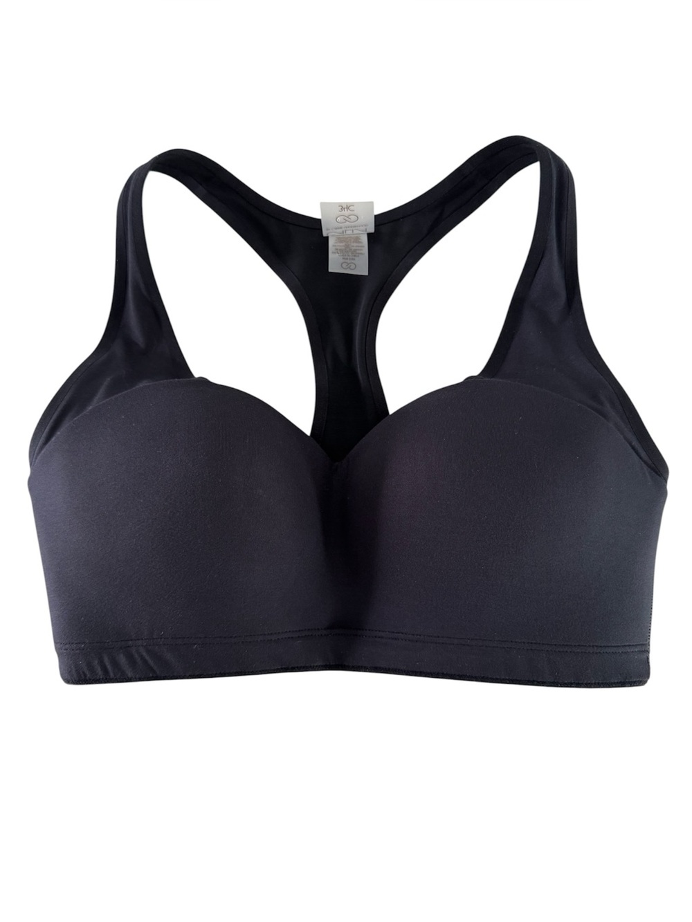 CALIA by Carrie Underwood Black Padded Racerback Sports Bra 34C